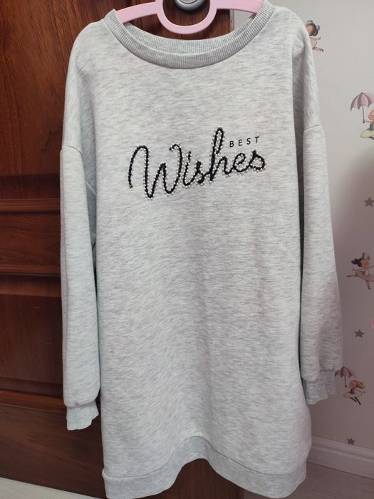 Сукня на флісі Mango, туніка, подовжений светр 140-146