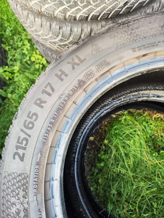 2x opona zima 215/65/17 H XL Continental WinterContact ts870p dot2224