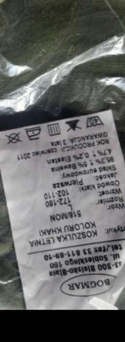 Koszulki koloru kchaki