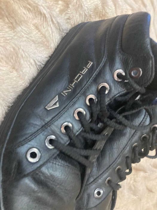 Полуботинки теплые кожа.