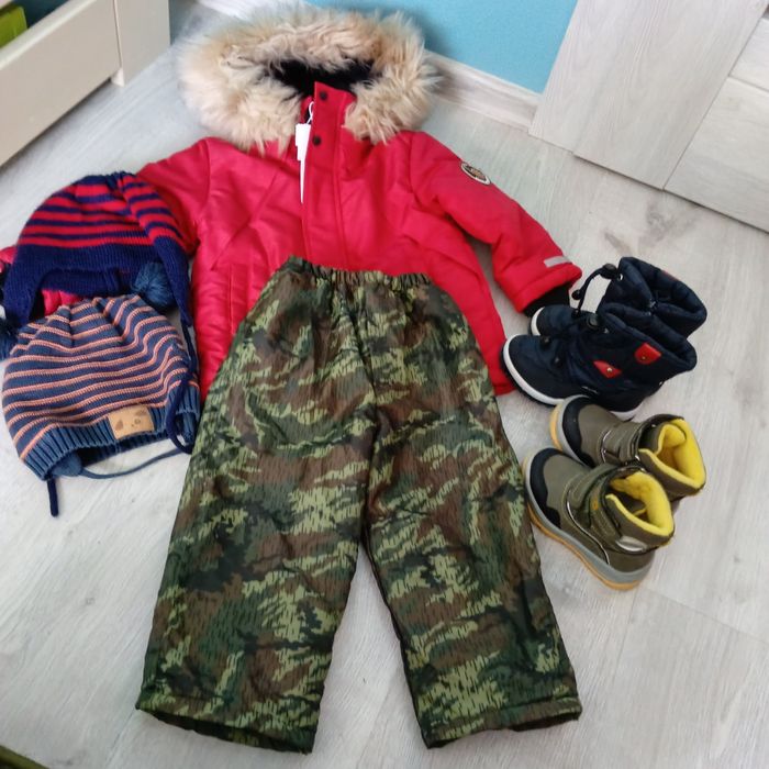 Zestaw dla chłopca na zimę r.92
