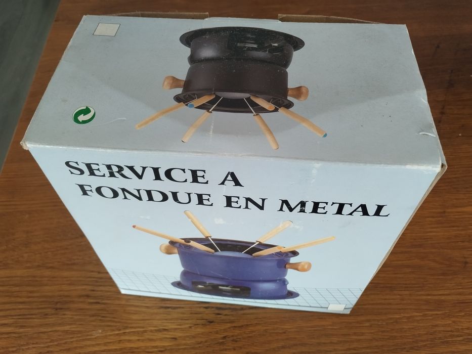 Fondue em metal - Novo