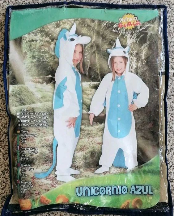 Fantasia de Unicórnio 7/8anos