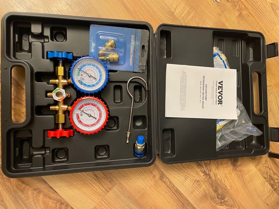 Manometry do nabijania i testowania klimatyzacji