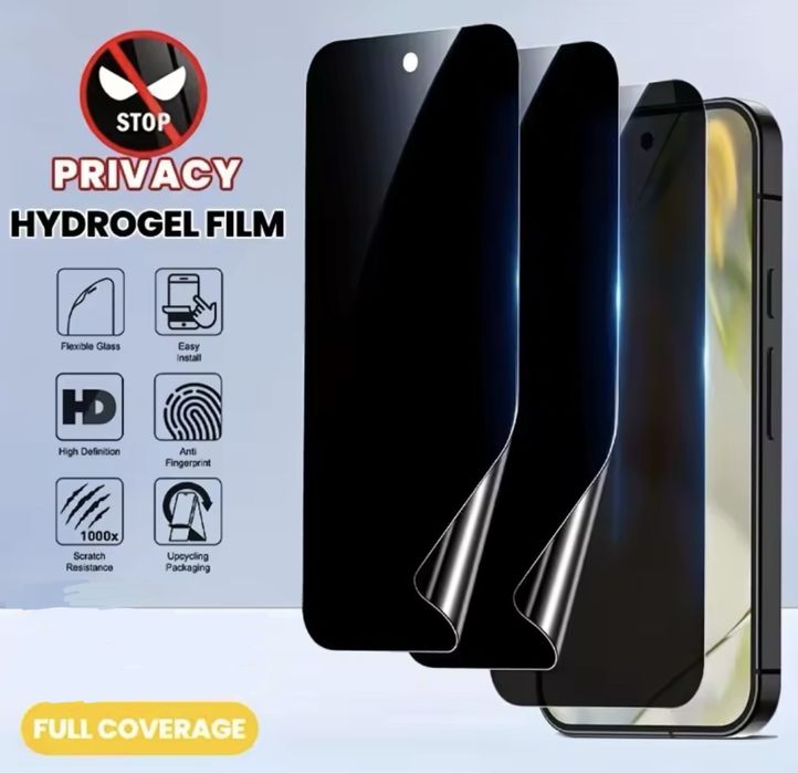 Гидрогелевая пленка (2 плёнки) для Google Pixel 7 Pro Антишпион