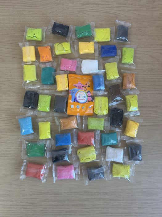 Kit de Massas de Modelar Hey Clay: 40+ Cores (Novo, Lacrado)