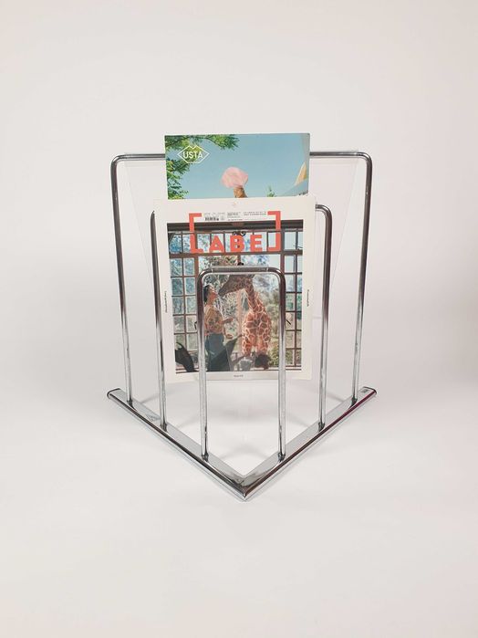 Gazetnik, proj. Markus Borgens, Niemcy, lata 70, vintage / retro / PRL