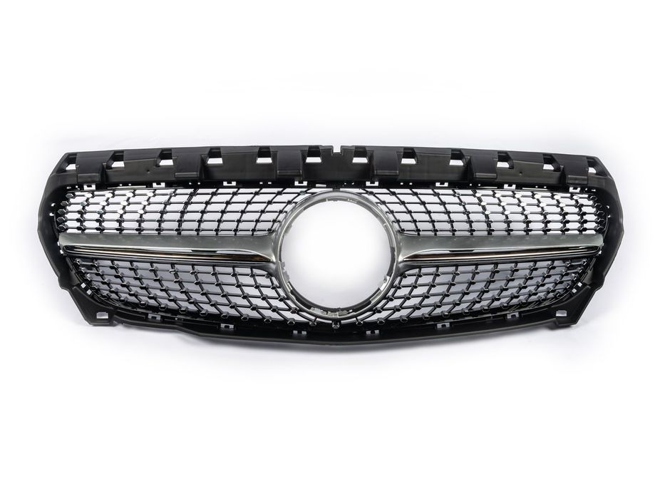 Передня решітка Diamond Silver для Mercedes CLA C117 2013-2016 Cixtai
