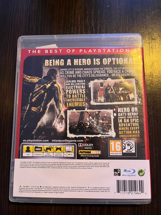 infamous gra  na ps3