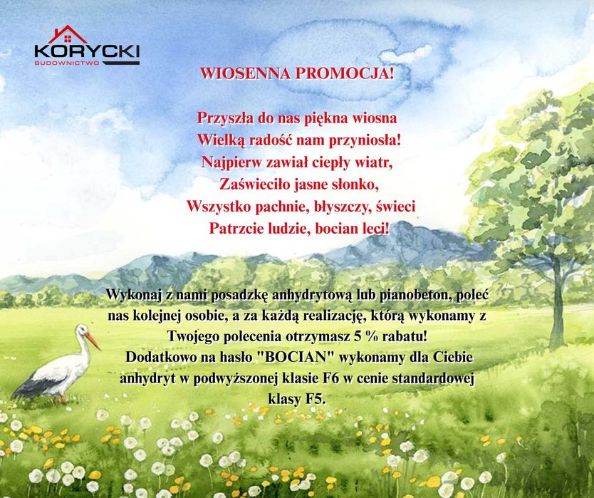 Posadzki anhydrytowe, wylewki anhydrytowe, pianobeton.