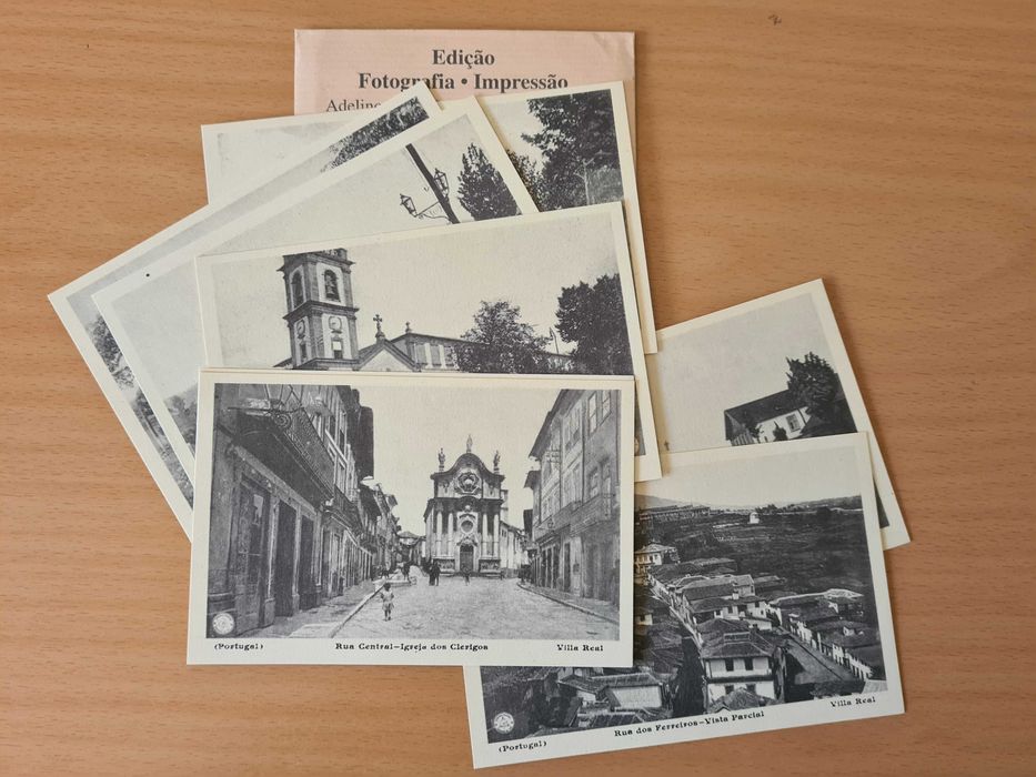 8 postais antigos de Vila Real, de Adelino Alves Pereira (reedição)