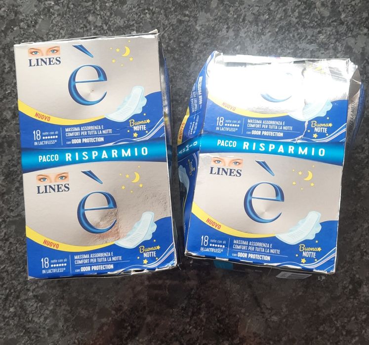 Lines Podpaski ze skrzydełkami 32 sztuki