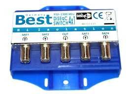 Przełącznik 4x1 DiSEqC 2.0 B.E.S.T Germany