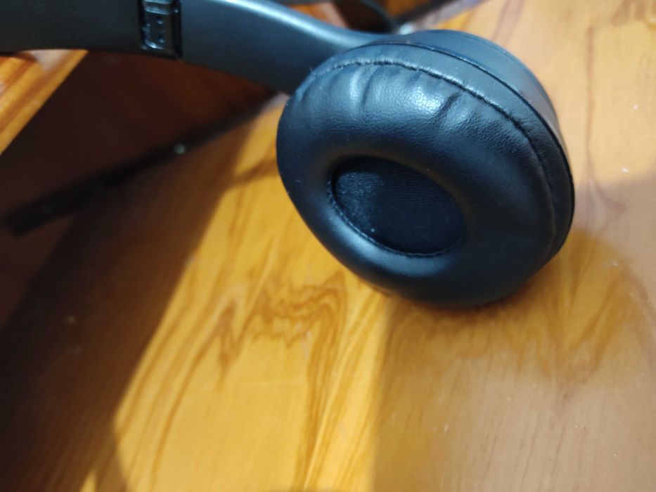 Fones Bluetooth Sem fios Auscultadores grandes entrada cartão micro SD