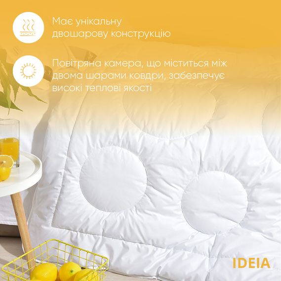 Двошарова антиалергенна всезонні ковдри "AirDream Exclusive" TM IDEIA
