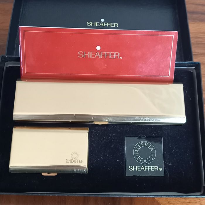 Винтажная ручка с золотым пером SHEAFFER