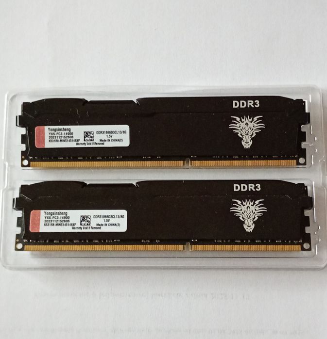 Pamięć RAM DDR3 16GB 8GBx2 1866MHz 1,5V 240Pin CL13 do PC