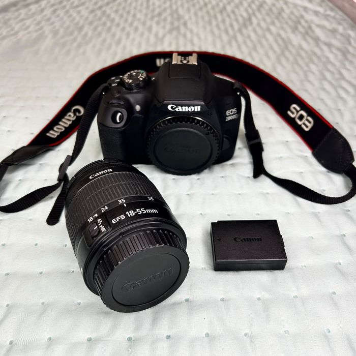 KIT Máquina fotográfica Canon EOS 2000D