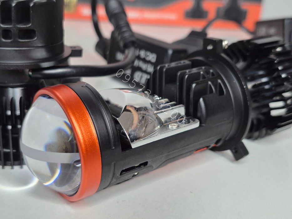 Мини линзы H4 двухчиповые Bi‑LED 100 Вт CANbus Цена за комплект 2шт