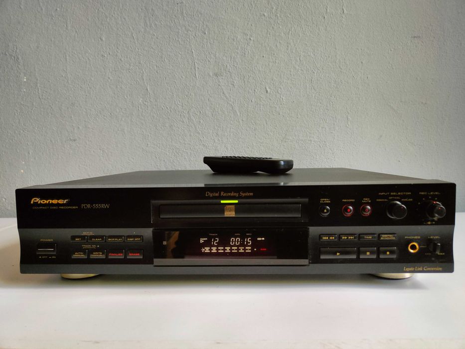 PIONEER PDR-555RW nagrywarka odtwarzacz CD z pilotem