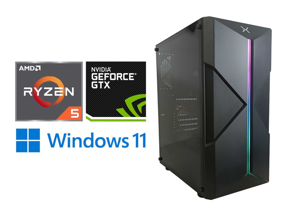 Komputer do gier - AMD Ryzen 5 3600 / Nvidia GeForce GTX 1660 6GB / 16GB RAM / 240GB SSD / 1TB HDD
