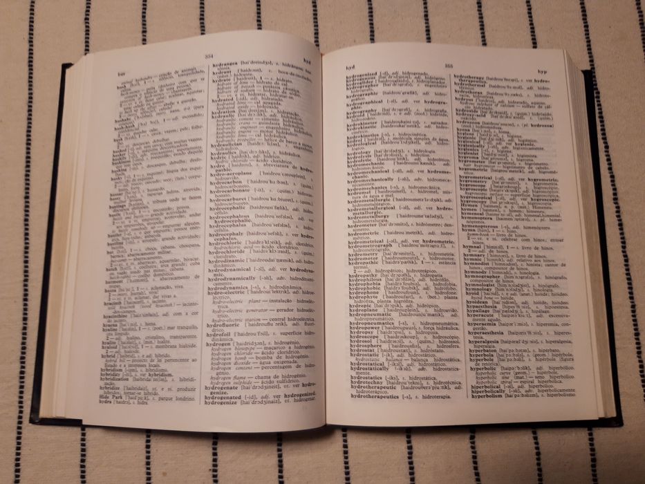 2 dicionários da Porto Editora: português-inglês e inglês-português