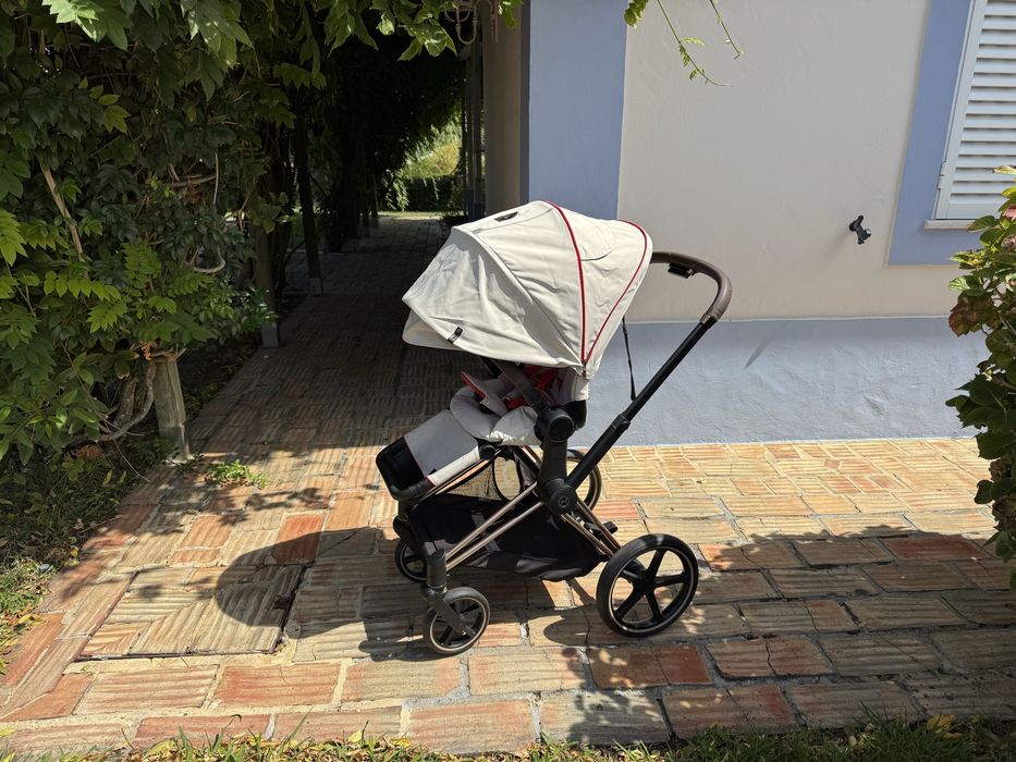 Cybex Priam Platinum Ferrari Edition – Rose Gold + Lux Seat Bege Raro