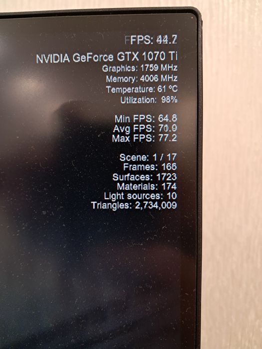 Видеокарта КАК НОВАЯ MSI GTX 1070  8GB  пломба