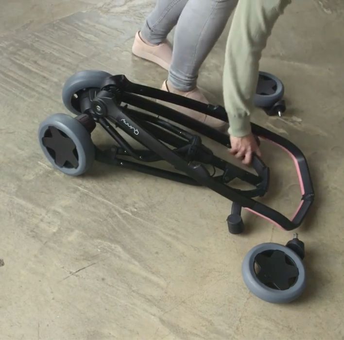 Trio / Duo Quinny Flex Plus Graphite Rosa