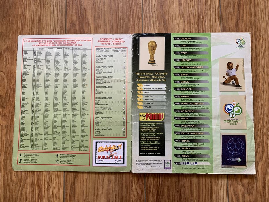 Caderneta Completa - FIFA World Cup Germany 2006