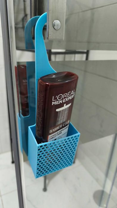 Porta Gel de Banho para Chuveiro — Suporte Prático em Várias Cores