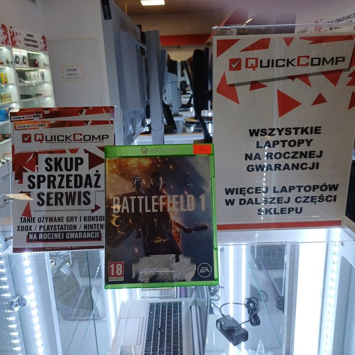 Gra XBOX ONE / X Series Battlefield 1 Gwar 1 Rok QUICK-COMP