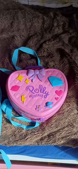 Polly pocket park rozrywki, plecak, walizka