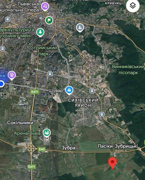 Земля комерційного призначення біля Львова, с. Пасіки-Зубрицькі