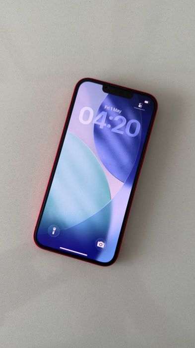 Apple iPhone 14 128GB 79% Versão E-sim "vermelho" + cabo e capa de proteção
