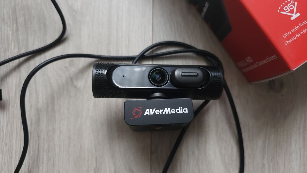Веб-камера AverMedia Live Streamer CAM PW315 Full HD Black, вебка.