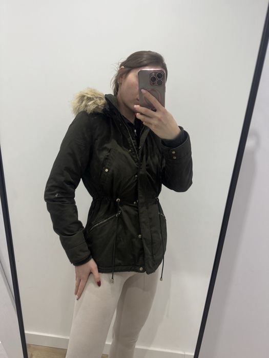 Kurtuka zielona khaki zara