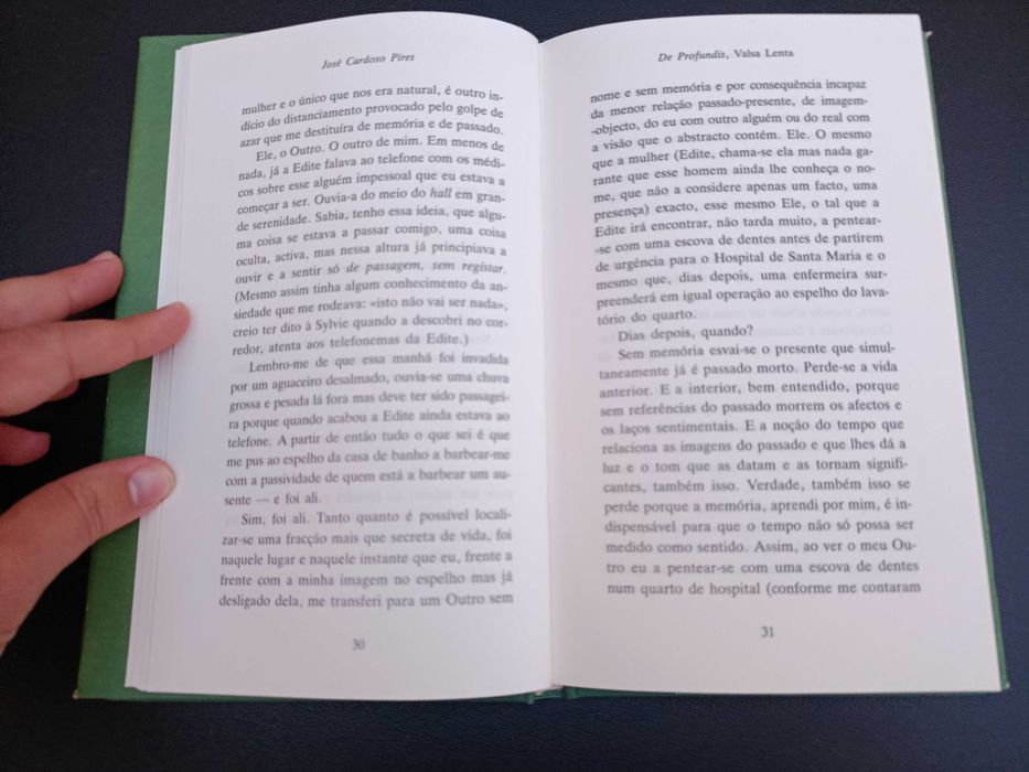Livro "De Profundis, Valsa Lenta", José Cardoso Pires