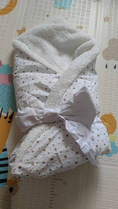 Конверт на виписку з пологового, плед