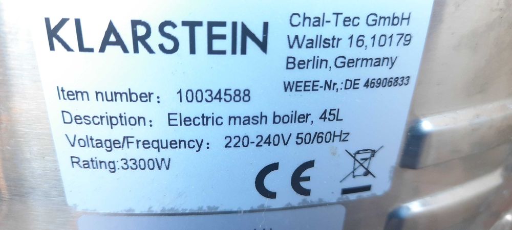 kocio-do-warzenia-piwa-klarstein-brauheld-pro-45-l-koszalin-olx-pl