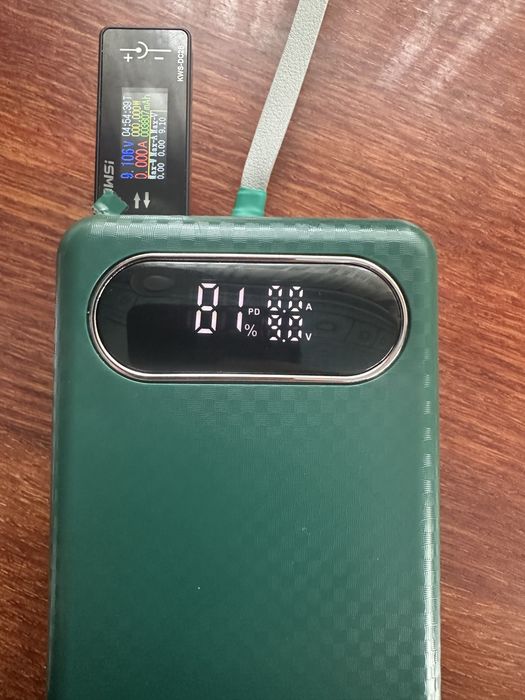 Корпус повербанку під 18650*21, 22.5W,з ліхтарем,виходом DC 12/9/5в