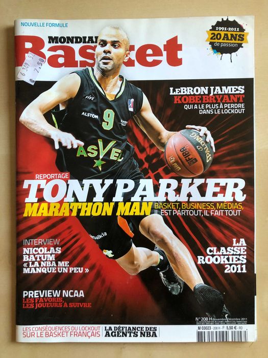 4 Mondial Basket Magazines (French magazine)