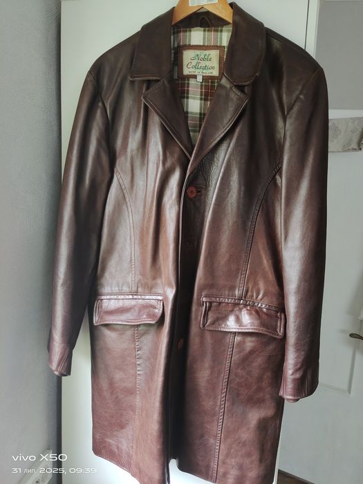 Пальто шкіряне Noble Collection L/50-52р./England