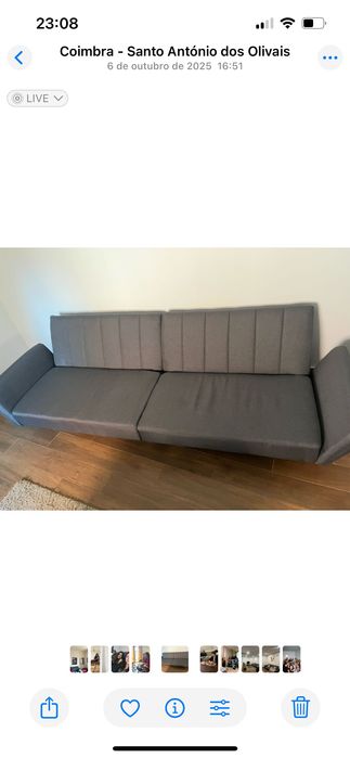 sofá barato como novo
