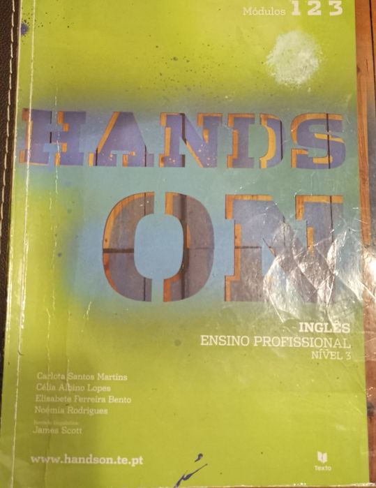 Livro inglês Hands on 1,2,3
