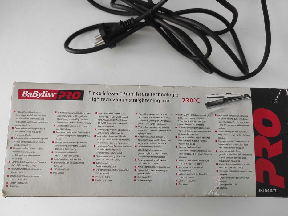 Babyliss PRO nanotitanium – alisador cabelo