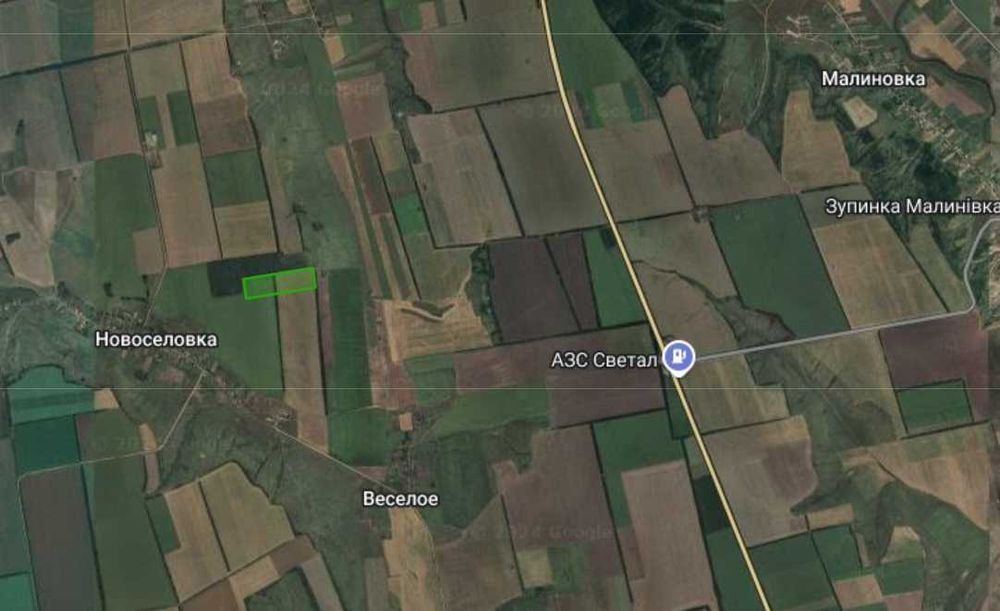 Продаж с/г ділянки 10 га  з виїздом на Київську трасу