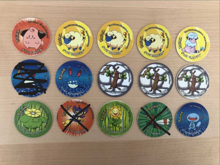 Pokemon Tazos 3 (Matutano)