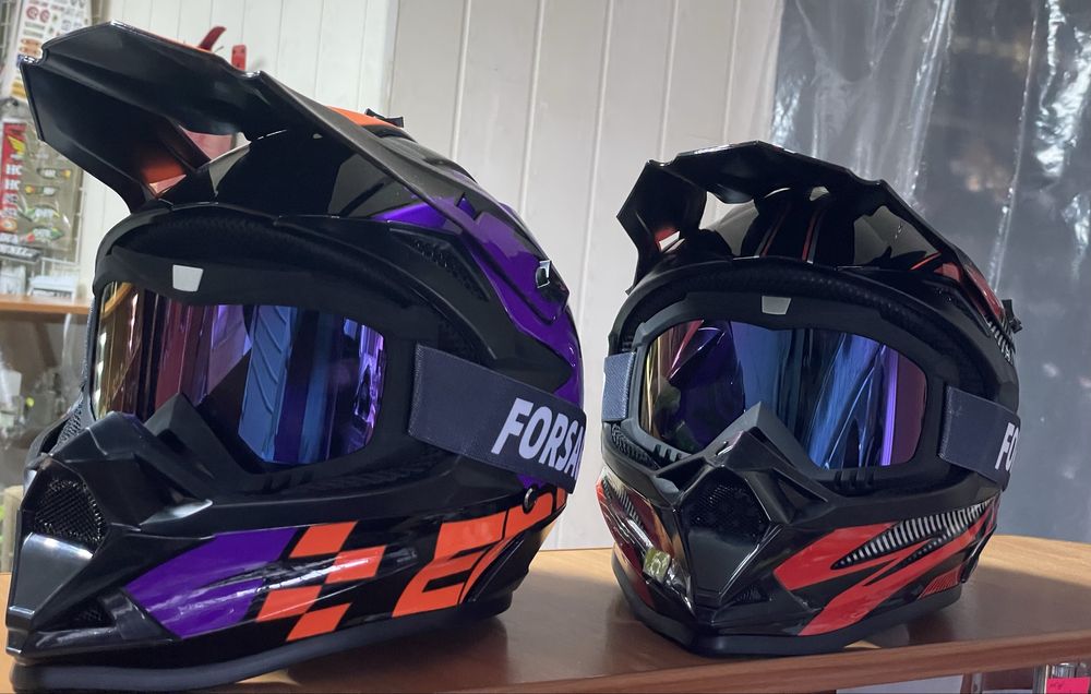 Мотошлем Шлем Кросс Эндуро