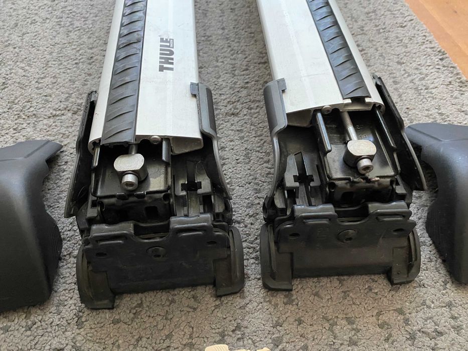 2 Barras tejadilho Thule WingBar (959X e 959XB) + Rapid Kit 4014